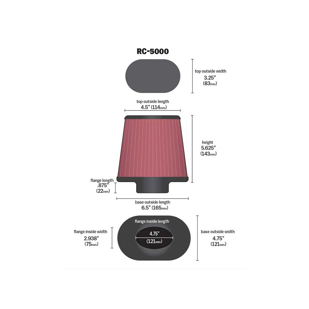 RC-5000 Universal (Flange ID: 4.75″ x 2.938″, Height: 5.625″) 2