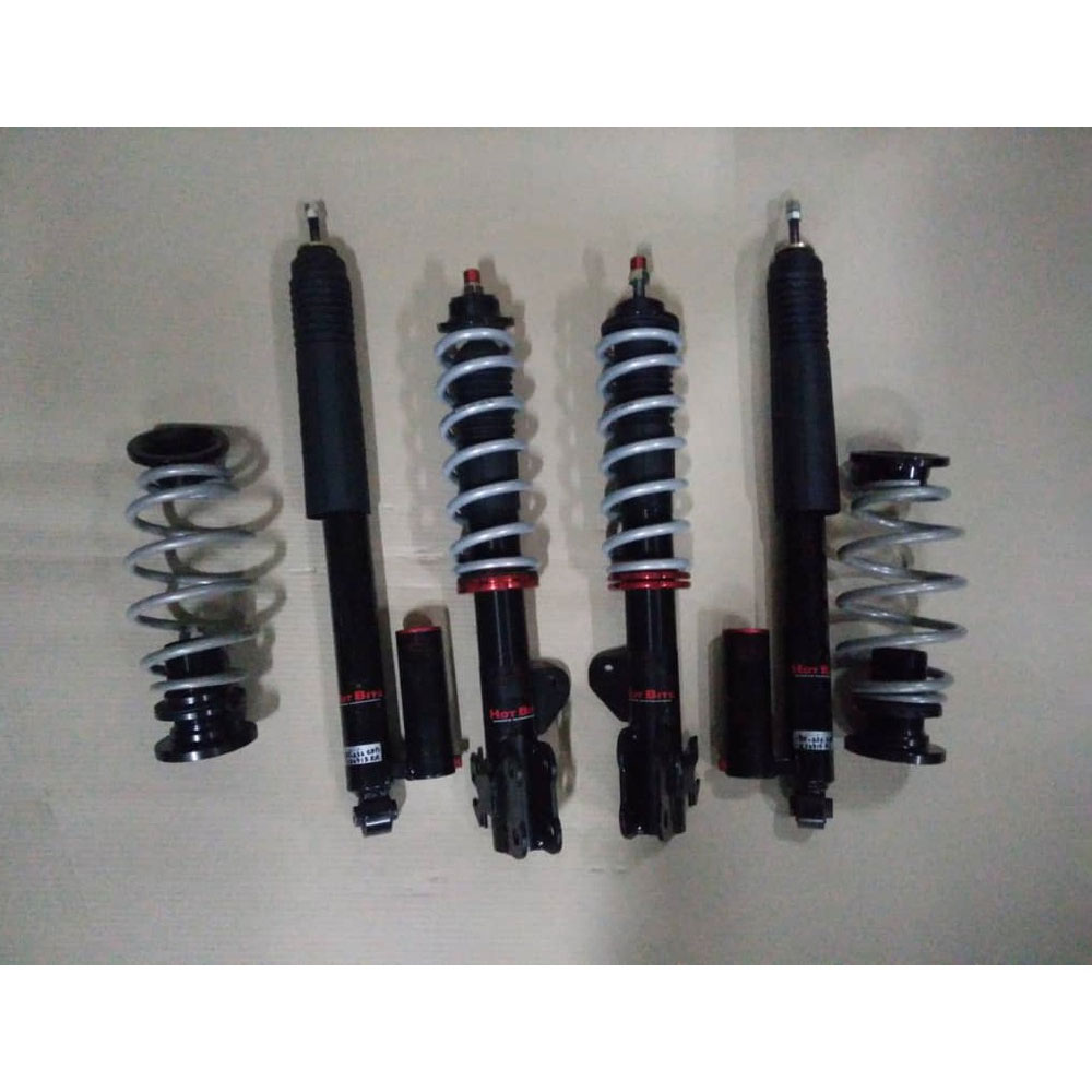 Toyota Yaris II Adjustable & Serviceable Sports Shocks with Canister & DT1 1